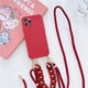 thumbnail image 1 of Funda de lujo con cordón para collar y pulsera de ámbar y mármol para iPhone 14 11 12 13 Pro Max X XS XR 6 7 8 Plus SE Mini funda de silicona suave Tan Jianjun unisex, 1 of 2