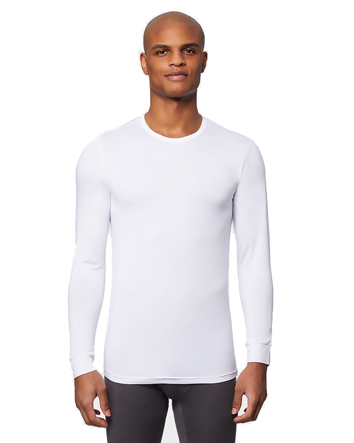 32 Degrees Men's Lightweight Baselayer Crew Top White XXLarge