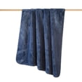 thumbnail image 6 of Cozy Haven Luxury Reversible Faux Fur to Plush Oversized Couch Throw Blanket, Blue, 50 x 72 in, 6 of 9