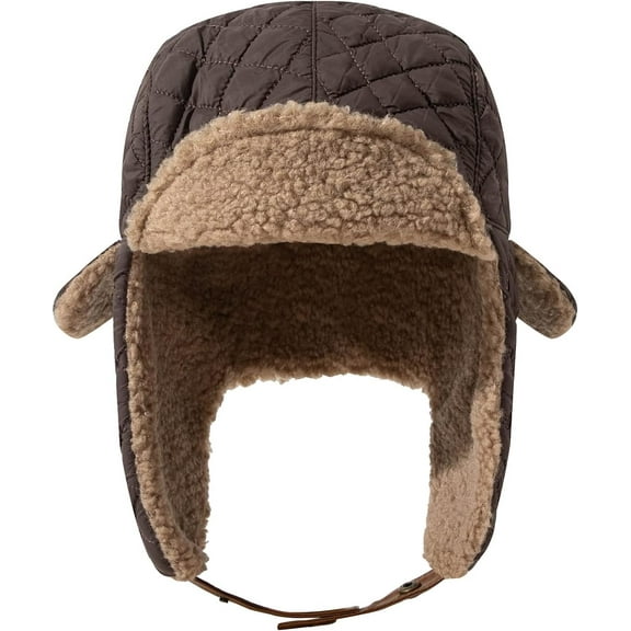 YooGuoGuo Warm Trapper Hat Windproof Winter Russian Hats with Earflap Ushanka Hat Cold Weather Eskimo Hat Ski Snowboard Hat