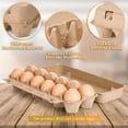 thumbnail image 2 of 20PCS Cardboard Egg Cartons Blank Paper Pulp Egg Cartons One Dozen Egg Cartons Container Empty Egg Tray Pulp Egg Holder, 2 of 4