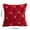 Red, variant on Christmas Throw Pillow - Tree Bow Star Patterns Holiday Cushion, Soft Couch Sofa Pillow Living Room Home Decor Festive Party Decoration