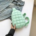 thumbnail image 3 of Riñonera Informal para Mujer  Bolso Acolchado en El Pecho Correa Ajustable Hobo Suave Y Sólido, 3 of 9