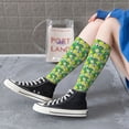 thumbnail image 5 of KLL Cartoon Koala Bear and Leaf Print Cool Socks Men's Women's Crew Socks Funny Crazy Novelty Stockings, 5 of 6