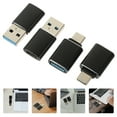 thumbnail image 3 of BRIGHTFUFU Adaptador USB-C 4 PCS al adaptador OTG USB 3.0 a USB Type-C Converter Supply, 3 of 7