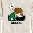 thumbnail image 3 of Peanuts - Peppermint Patty Mood - Toddler & Youth Crewneck Fleece Sweatshirt, 3 of 6
