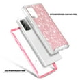 thumbnail image 2 of For Samsung Galaxy S20 FE 5G Case, with Built-in Screen Protector, Nagebee Full-Body Protective Rugged Bumper Cover, Shockproof Durable Case (Pink Glitter), 2 of 5