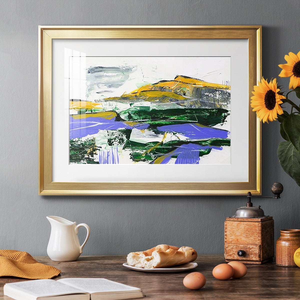 Silent Mountain VI Premium Framed Print - Ready to Hang