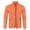 Orange, variant on Mens Zip Up Cardigan Sweater - Mens Autumn Winter Zipper Neck Solid Knit Sweater Coat Long Sleeve Fashion Top Outerwear Jacket, Orange, Size S