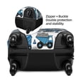 thumbnail image 4 of Balery Luggage Cover Blue Excavator Print Suitcase Covers for Luggage Elastic Washable Suitcase Protector Fits 18-32 Inch Luggage-Medium, 4 of 9