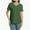 Green, variant on Womens Short Sleeve Round Neck Shirts Summer Top Fashion Basic Tee