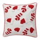 thumbnail image 3 of Funda de almohada navideña de terciopelo decorativa bordada 45cm x 45cm, 3 of 9