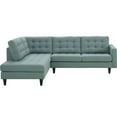 thumbnail image 2 of Modway Empress 2 Piece Upholstered Fabric Left Facing Sectional, Multiple Colors, 2 of 8