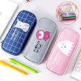 thumbnail image 1 of Pontos Material escolar de oficina Lindo Pingüino Octopus Gran Capacidad Cremallera Bolso Bolso Titular de Papelería Funda de Lápiz De Papelería Pontos 21045640, 1 of 6