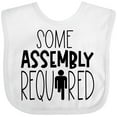 thumbnail image 3 of Inktastic Some Assembly Required Right Leg Amputee Boys or Girls Baby Bib, 3 of 4