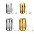 thumbnail image 2 of Extra Fine Mesh 316 Stainless Steel Separation Residue Spices for Loose Tea Tea Ball Tea Strainers Tea Infuser Tea Steeper GOLD S, 2 of 8