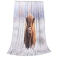 thumbnail image 2 of Sikiie Yak Ultra-Soft Micro flannel Blanket Luxury All Seasons Warm Blanket for Bedding Sofa and Travel (4 sizes)-60"x50", 2 of 7