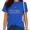 D-Blue, variant on UNISHE Women's Don't Be Afraid to Bloom a Little Differently Graphic Tee Boho Wildflower T-Shirt Black, S