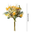 thumbnail image 3 of Paquete de flores artificiales de crisantemo de aguja para decoración del hogar, mesa de comedor, entrada de estudio con apariencia realista, diseño impermeable y resistente al sol para una belleza d, 3 of 6
