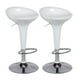 thumbnail image 1 of SET DE 2 BANCOS PARA BARRA REDONDOS CON ALTURA AJUSTABLE COLOR BLANCO, 1 of 5