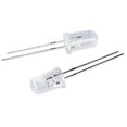 thumbnail image 1 of 5mm Dia Clear Round Head Blue Light Emitting Diodes LED 50 Pcs, 1 of 4