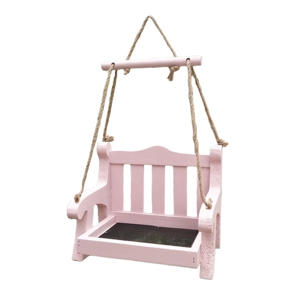 COOLHOOD Automatic Hanging Pet Feeders Bird Useful Swing Chair Feeders Bird Outdoor Feeders for Small Home Area