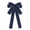 Blue, variant on Lilixerw Woven Ribbon Christmas Bow, Navy Blue Multi Loop Bow With Metallic Edge Trim, 5.11x7.08 Inch, for Tree Wreath Door Stair Mantel Decoration