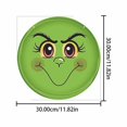 thumbnail image 1 of Panneau Rond Vert pour Célébrer Noël Intérieur Extérieur Couronne, 1 of 9