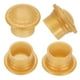 thumbnail image 4 of Extremos de barra de cortina Uxcell, 4 piezas de tapa de cabezal de riel de cortina de plástico moderna, se adapta a varillas de 26-28 mm de diámetro, dorado, 4 of 6