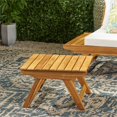 thumbnail image 4 of Noble House Sedona Outdoor Wood Side Table in Teak, 4 of 11