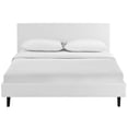 thumbnail image 3 of Modway Anya Queen Modern Style Polyester Fabric Bed in White Finish, 3 of 5