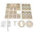 thumbnail image 2 of Ramadan Hanging Light, Easy To Assemble  Stability  Muslim DIY Ornament  With Power Supply For Household, 2 of 8