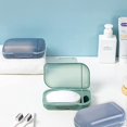 thumbnail image 5 of blue Boite A Savon Plastique Voyage Porte Savon Avec Couvercle Bote Savon Tanche Scell ​​Tui Savon Portable Porte-savon Plats De Savon Crative Pou, 5 of 5