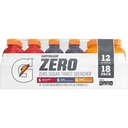 Gatorade Zero Thirst Quencher Variety Pack 18 pk Bottles - 12 oz