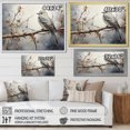 thumbnail image 4 of Designart "Silent Bird Watcher IV" Animals Floater Framed Canvas Art Print, 4 of 7