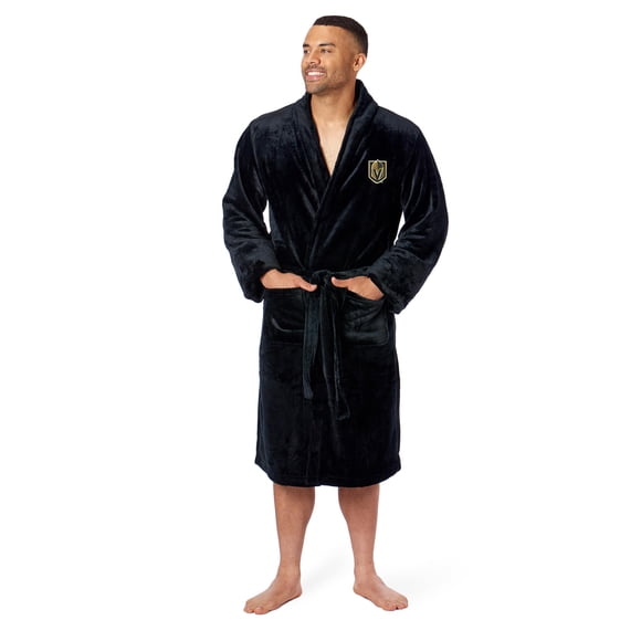 Golden Knights Albornoz Oficial De La Nhl Para Hombre Lxl Con Tacto De Seda, 26 X 47(D0102H94F5A)