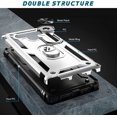 thumbnail image 3 of Compatible LG Stylo 6 Case ,Military Grade Heavy Duty Shockproof Cover Pass 16ft Drop Test with Magnetic Kickstand Protective Phone Case for LG Stylo 6 silver, 3 of 5