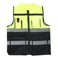 thumbnail image 2 of High Visibility  Vest With Zipper Lightweight Vest Reflective Work Vests For Women And Man, 2 of 8