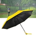 thumbnail image 6 of Rain Umbrella Windproof Travel Umbrella Lightweight Durable Folding Umbrella Yellow, 6 of 8