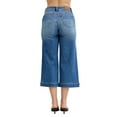 thumbnail image 3 of Mid Rise Crop Wide Leg Jeans, 3 of 10