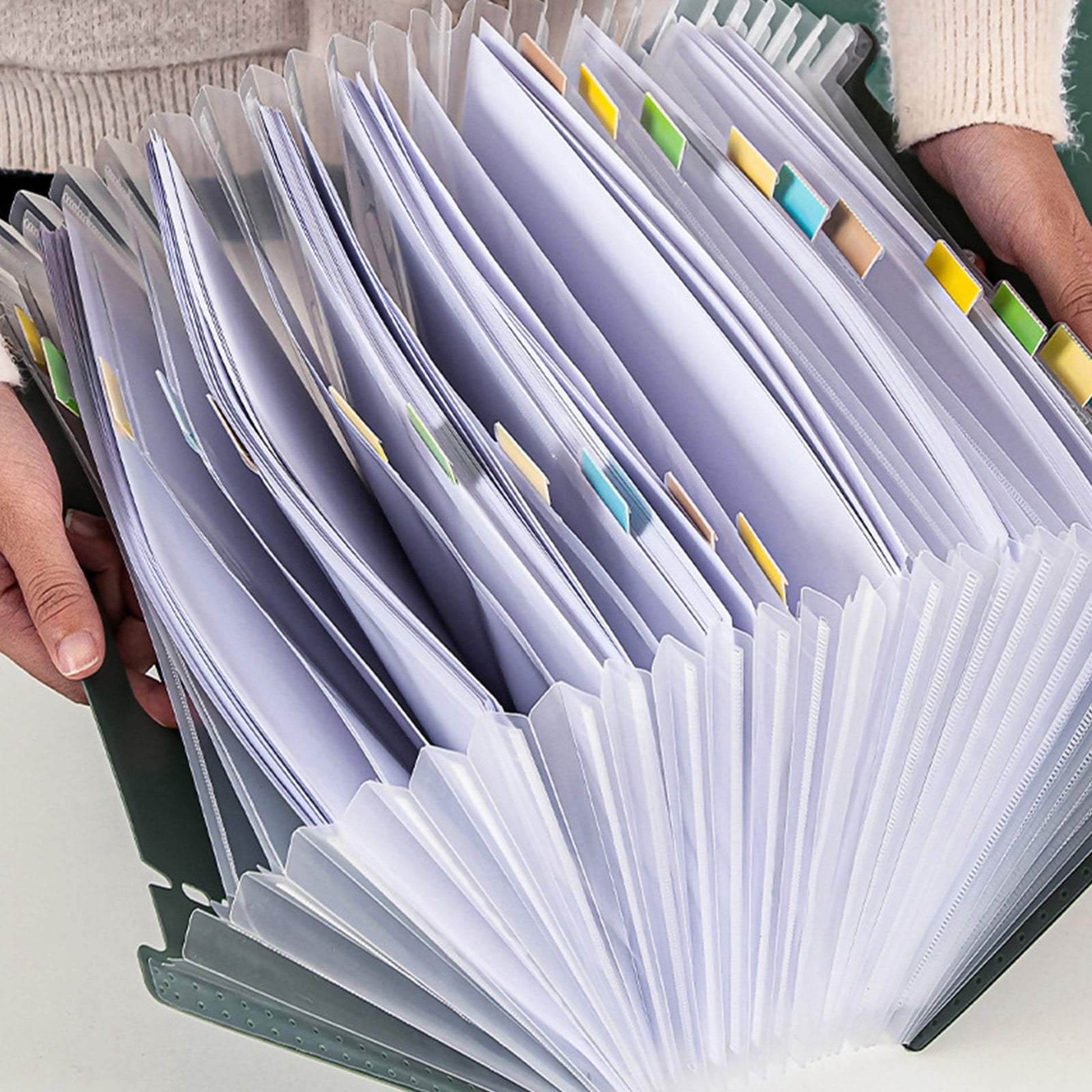 Standing Accordion Folder A4 File Filling Folder 13 Pockets Max 2000 Sheets