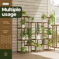 thumbnail image 2 of Soporte grande para plantas colgantes, estante alto para plantas y exteriores, 14 macetas grande para sala de estar, patio, balcón y jardín, 2 of 6