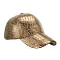 thumbnail image 6 of YOTMKGDO Mens Hats, Baseball Hats Fashion Women Men Sport Animal Print Breathable Beach Baseball Cap Hat Sun Hat, Gold, 6 of 9