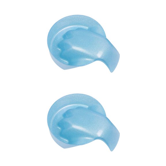 Vogacara Cuenco para manicura, removedor de tratamiento de uñas con punta acrílica para remojo de dedos para salón de bricolaje, Spa, Type1 NO1