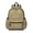 Fireman and Axe Green Pattern, variant on Fireman and Shield White Pattern Cute School Backpack with Padded Back and Adjustable Shoulder Straps 13.4"x11"x4.7"