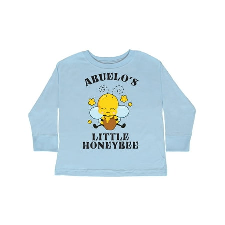 

Inktastic Cute Bee Abuelo s Little Honeybee with Stars Gift Toddler Boy or Toddler Girl Long Sleeve T-Shirt