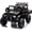 black, variant on ChaoLink 12V Electric Ride On Truck Car for Kids with Remote Control, Spring Suspension, LED Lights, Bluetooth, Music & Horn