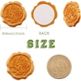 thumbnail image 2 of 25 pegatinas adhesivas de lacre para sobres, sellos de lacre en relieve para manualidades, álbumes de recortes, regalos. ¡Te extraño, buena suerte, gracias!, 2 of 8