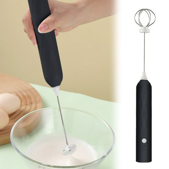 Milk Frother Handheld Battery Operated Whisk Beater | Rechargeable Egg Beater | Foam Maker For Kitchen Aid Hand Held Mixer Mixers Kitchen Aid Stainless Steel Hand Mixer Mini Chicks Rival Hand Mixer