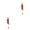 thumbnail image 2 of Naiovety Campanas de viento de bambú con sonido claro y nítido, regalo para cualquier ocasión, campanas de viento colgantes únicas Type2 NO2, 2 of 6